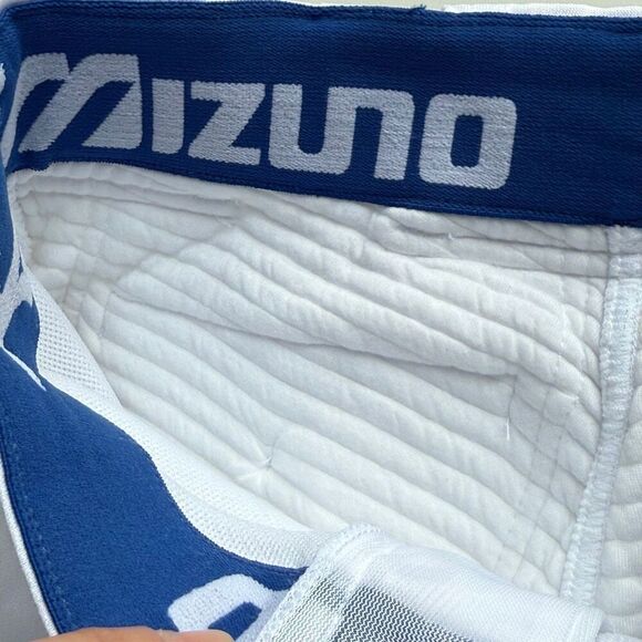 Mizuno Youth Select White Piped Baseball Pants Red Piping Straight Leg - Kids US - Picture 7 of 11